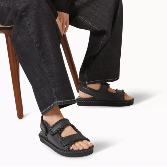 BOTTEGA VENETA Jack Sling Back Flat Sandals - Picture 16 of 16